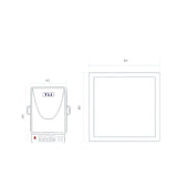 Botón inalámbrico de pared con relevador para control de acceso WBK-400RC - SILYMX