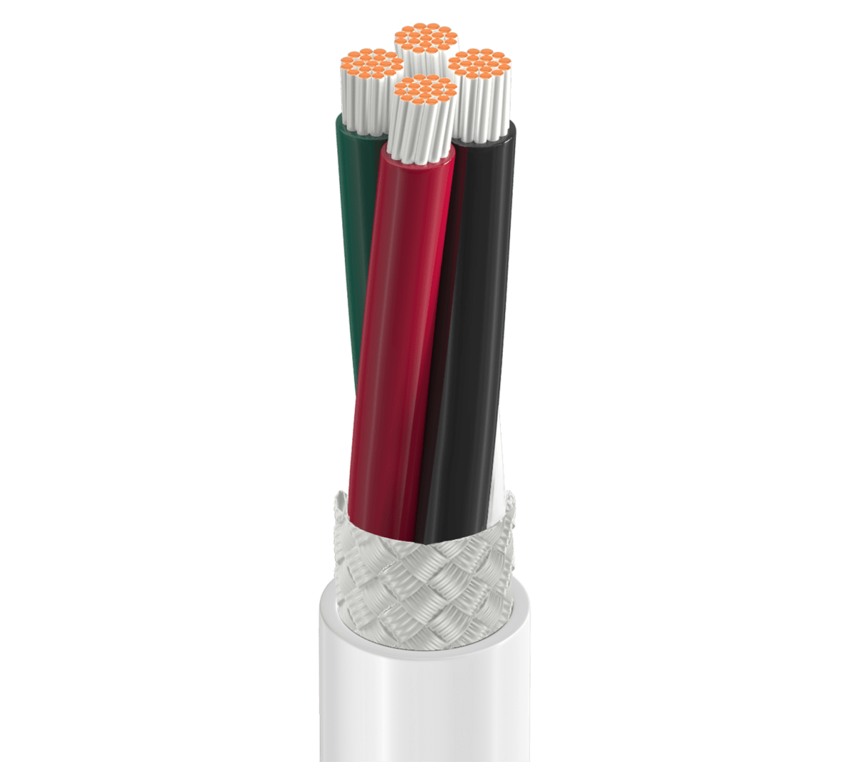 Cableado EléctricoBELDEN83352E 009100Bobina Cable Electrónico BELDEN 4 Conductores 16 AWG · PTFE · Blindaje Trenzado · Alta Temperatura MIL - W - 16878/4 Tipo E 83352E 009100 - SILYMX