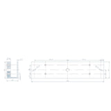 Soporte de Fijación tipo U para Puerta de Vidrio sin Marco MBK-280UL - SILYMX