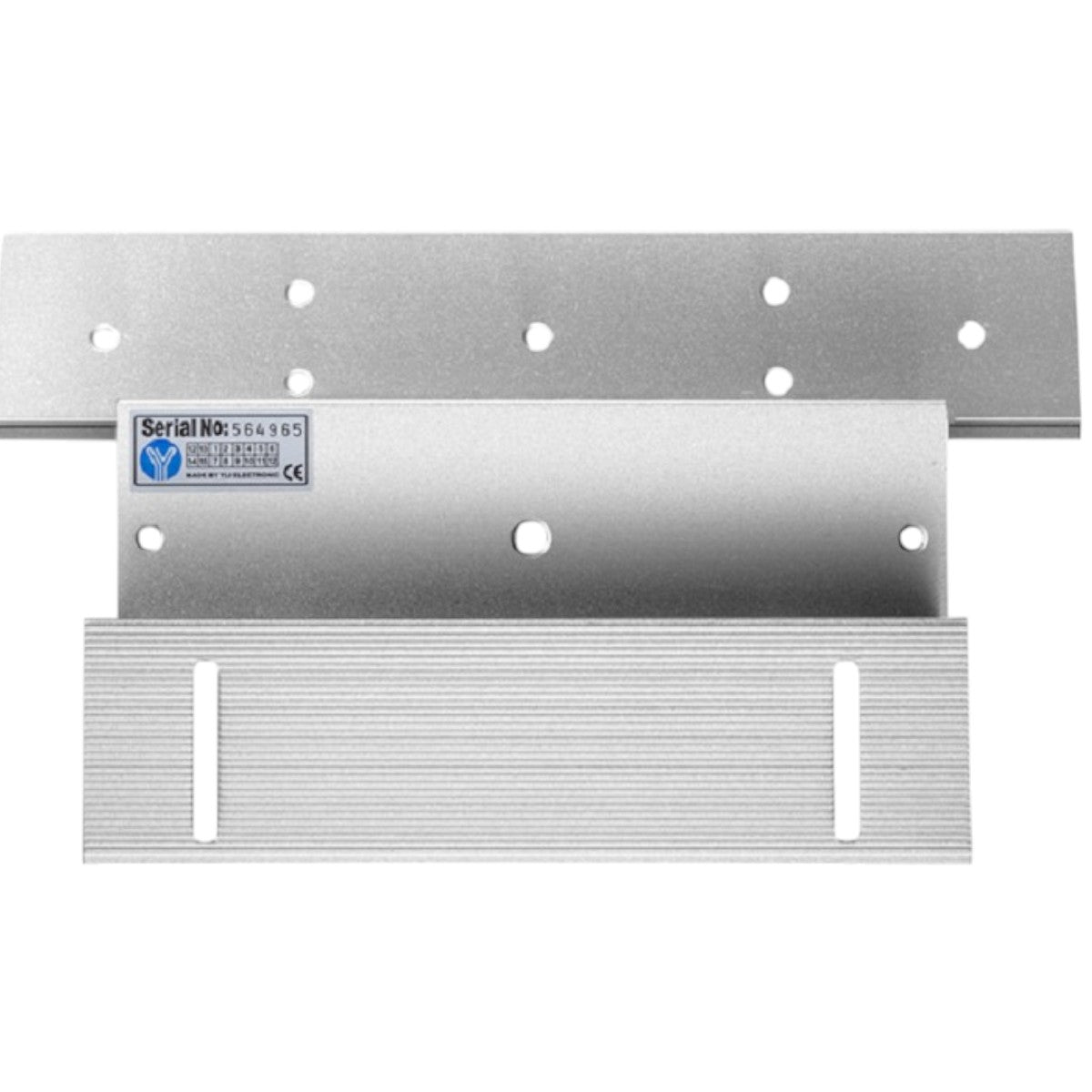 Soporte de electroiman de 350 Kg para puerta con apertura interior MBK-350ZL-W - SILYMX