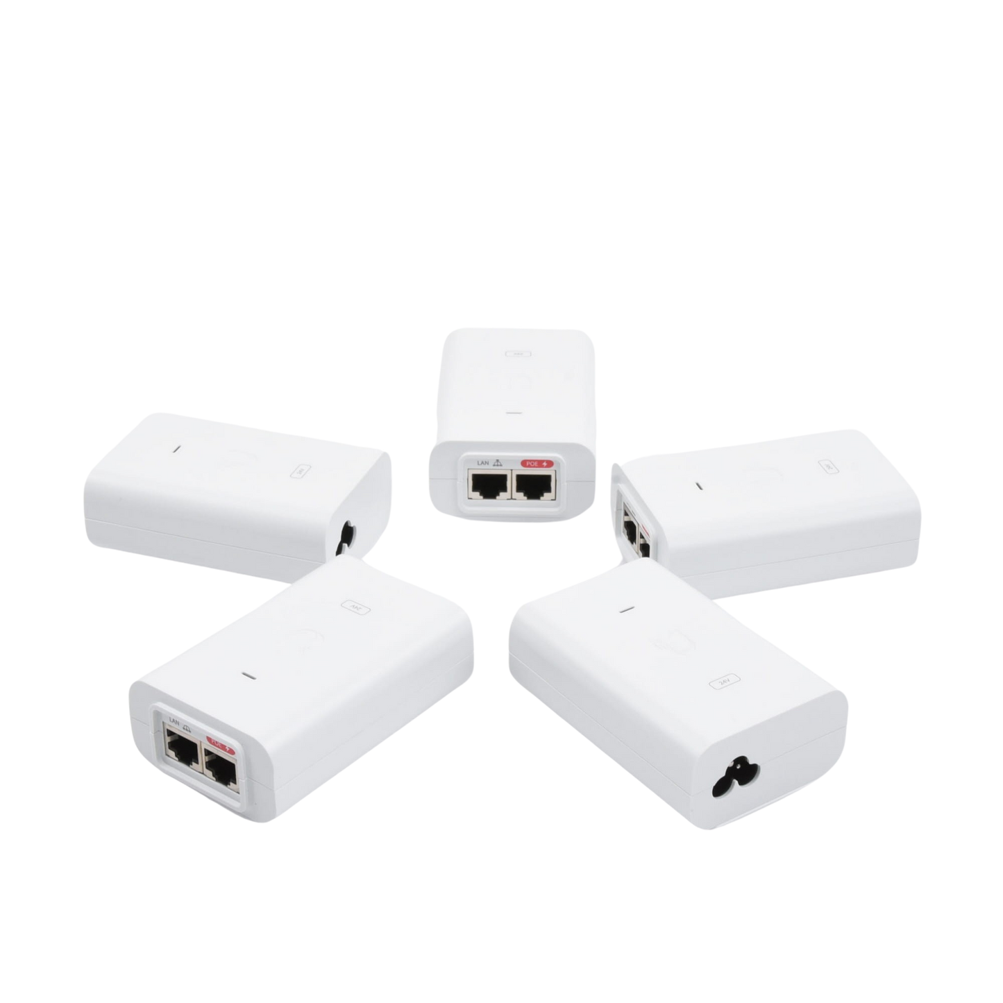 5 Unidades del Adaptador PoE Ubiquiti de 24 VDC, 0.5 A con puerto Gigabit, color blanco - Imagen 3