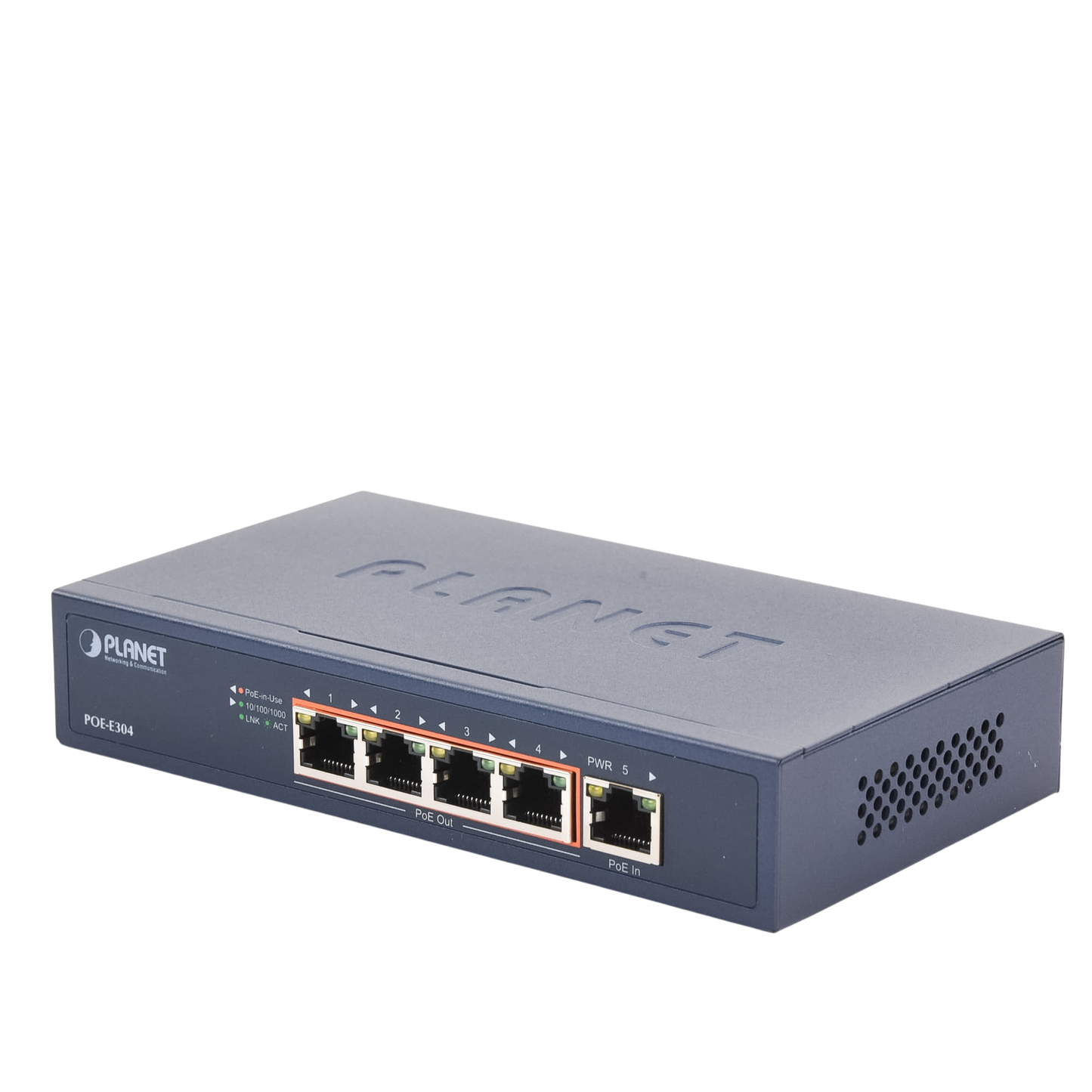 Extensor Ultra PoE de 65 Watts Con 4 Puertos Gigabit de Salida 802.3 af/at PLANET - Imagen 1