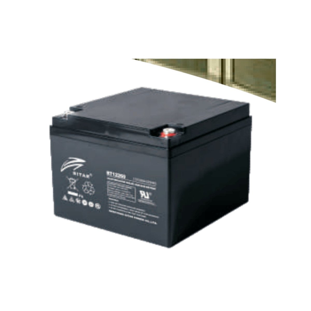 BateríasRITARRT12260Batería 12V 26Ah RITAR RT12260 · AGM/VRLA · Terminal M5 · Vida Útil 6–8 Años · Para UPS Trifásico - SILYMX
