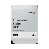 Disco duro Synology HAT53204T de 4TB serie Plus, interfaz SATA 6 Gb/s, tecnología CMR, diseñado para NAS Synology con MTBF de 1.2 M horas y 3 años de garantía