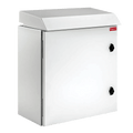 Gabinete Rack 19 UR ProTek Tipo 3R Exterior con Ventiladores y Termostato / 92.2 cm x 60 cm x 61 cm / Acero Gris RAL 7035
