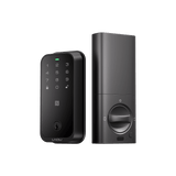 Cerradura Inteligente con Huella Digital LNDU HK01W / WiFi Integrado / Compatible Apple HomeKit / Teclado Táctil / 8 Baterías AA / Escaneo iPhone-Apple Watch-Fob / Bloqueo Manual y Automático / Exterior IP54