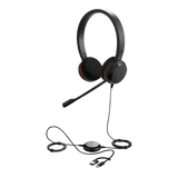 AuricularesJABRAEVOLVE20-DUO-MS-USB-C/AAuriculares Jabra Evolve 20 DUO USB - C/A Cancelación Ruido Plug and Play Microsoft Teams EVOLVE20 - DUO - MS - USB - C/A - SILYMX