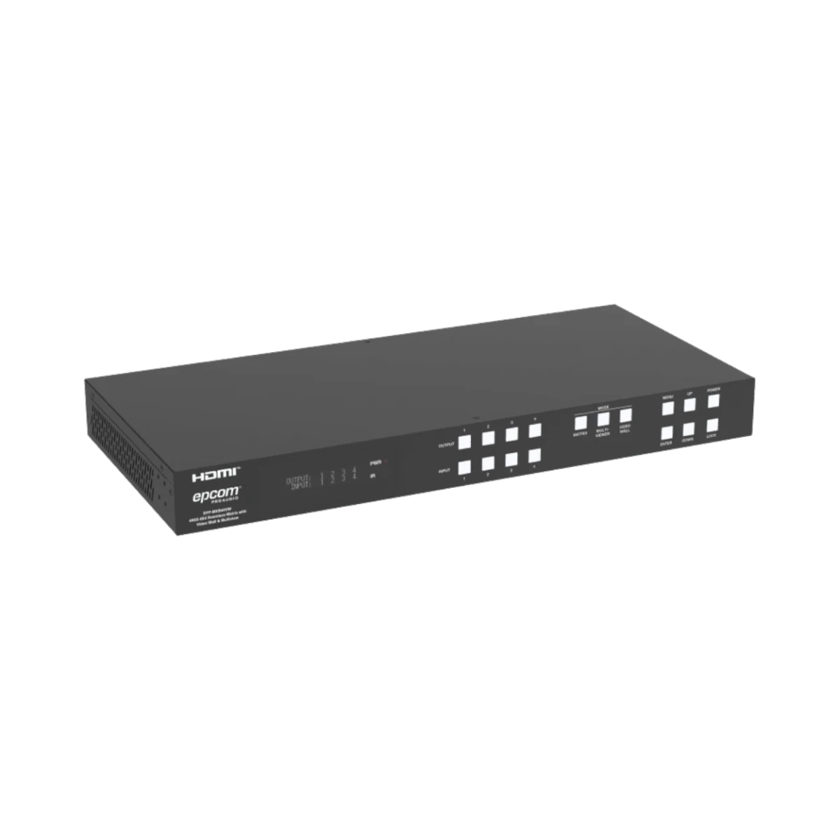 Kits Extensores, Convertidores , Divisores, HDMI, VGA, DVIEPCOM PROAUDIOEPPMXB44VWSwitch Matrix 4x4 HDMI 2.0 4K@60Hz 18Gbps Control TCP/IP RS - 232 EPCOM PROAUDIO EPPMXB44VW - SILYMX