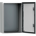 Gabinete de Uso Exterior MAS 800 x 800 x 300 mm (31.5 x 31.5 x 11.8 in) NEMA 4/12/13; IP66; IK10 de Acero Dulce 1.5 mm con Platina de Montaje Incluida Color Gris Claro