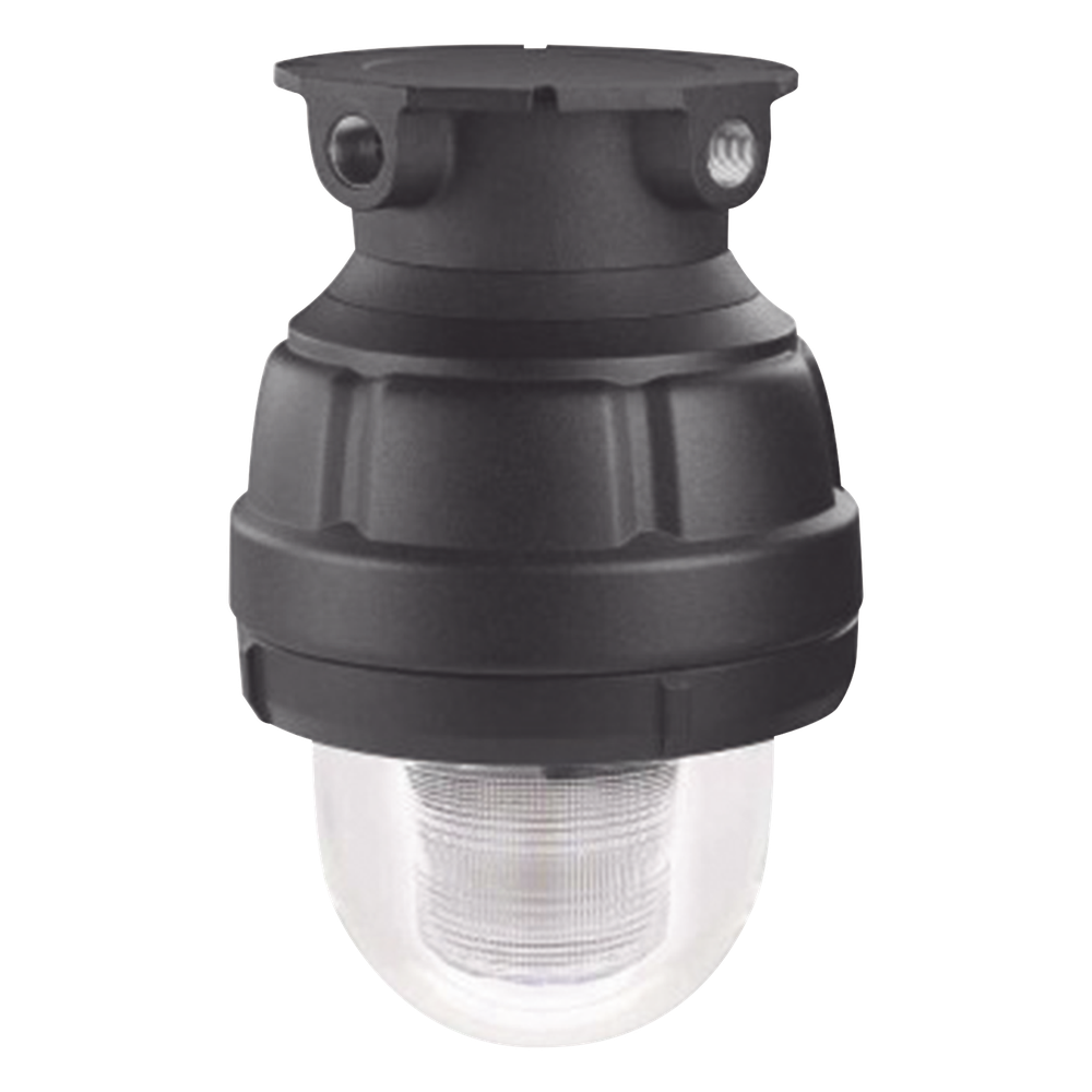 Luz estroboscópica a prueba de explosiones UL y cUL para Clase I, División 1, Grupo C y D; Clase I, División 2, Grupos A y B; Clase II, División 1, Grupos E, F y G; Clase III, 24 VCD, Color Claro, montaje no incluido