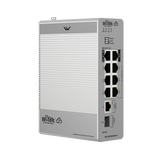 Switch Industrial PoE / 8 Puertos Gigabit PoE / 110W-270W Budget / SFP / DIN-Rail / -30°C a 65°C / Fanless