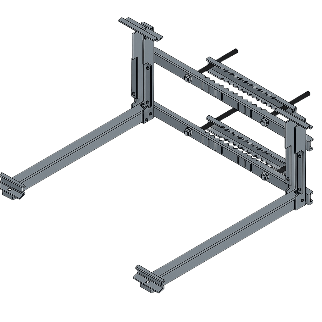 Montaje para Panel Solar de Poste para panel LR528HTH225M y batería LIPV100A EPI-MB225-V1 - SILYMX