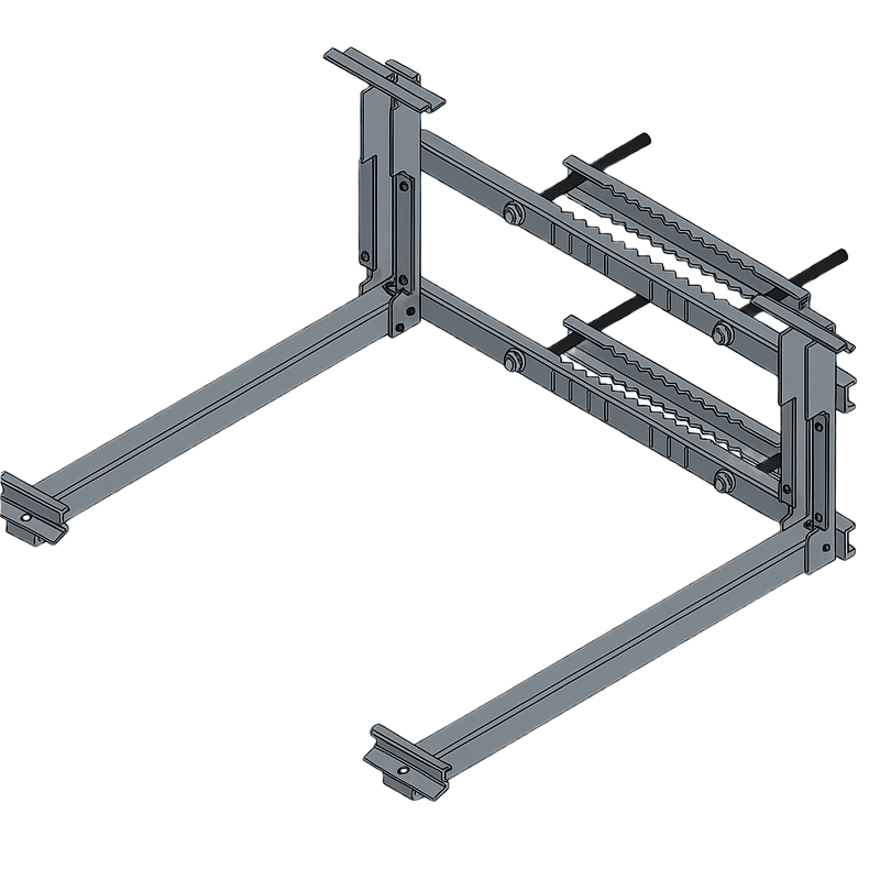 Montaje para Panel Solar de Poste para panel LR528HTH225M y batería LIPV100A EPI-MB225-V1 - SILYMX