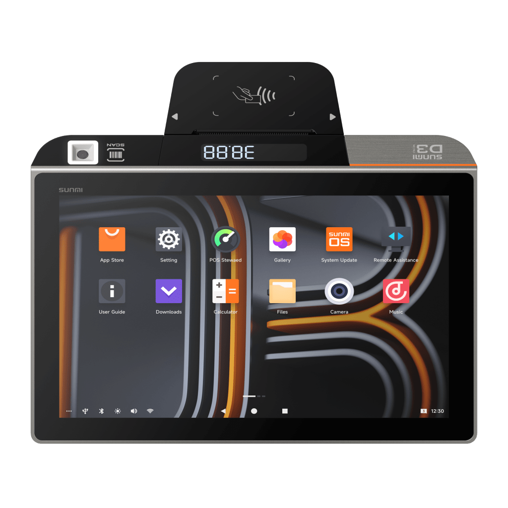 Lectores PortátilesSUNMID3MINITerminal POS Inteligente SUNMI D3 MINI – 10.1” IPS + Impresora Térmica 58 mm + Android 13 + Qualcomm Hexa - Core - SILYMX