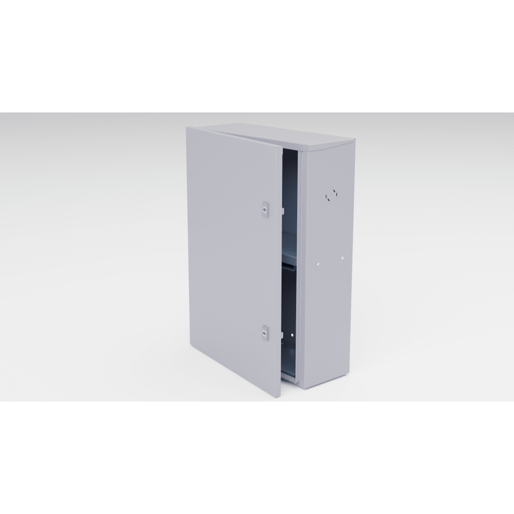 Gabinete EPCOM INDUSTRIAL GBP02 – Caja para 2 Baterías con Lámina Galvanizada