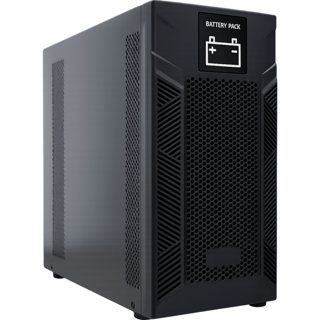 Módulo de Baterías Externo para UPS On-line / 72 VDC / 12 Baterías VRLA 12V 9Ah / Expansión Daisy Chain / Torre Compacta / Plug and Play