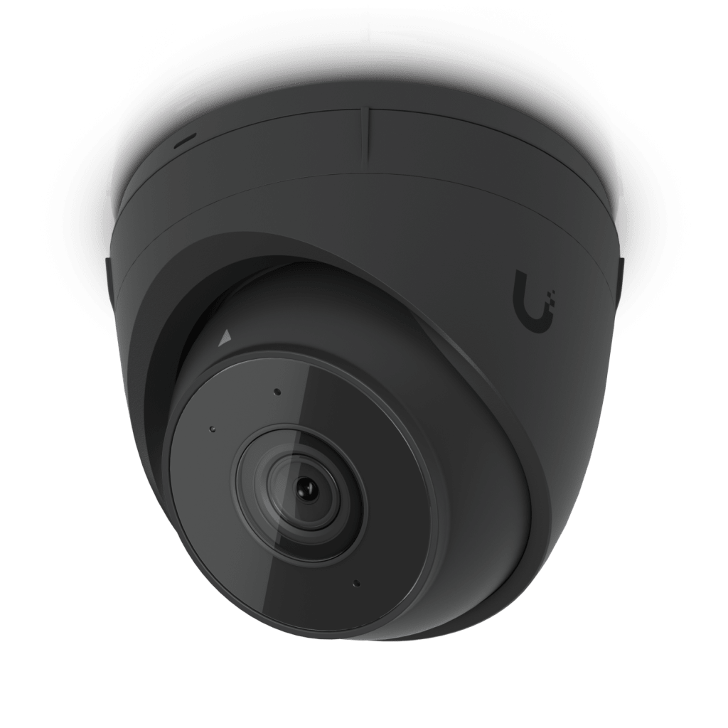 Cámara UniFi Protect G5 Turret Ultra Color Negro compacta para exterior 2K (4 MPX) ángulo 102.4° visión nocturna hasta 30mts detección de eventos micrófono POE+ UVC-G5-TURRET-ULTRA-B - SILYMX