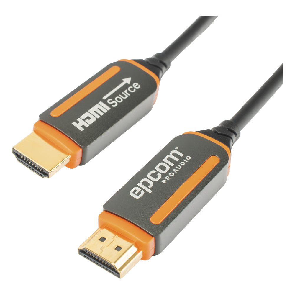 Cable HDMI 8K por Fibra Óptica 10 Metros EPCOM TITANIUM CT-OFHDMI8K-10M