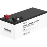 BateríasEPEVERLFP200EP128V2Batería de litio Epever LiFeO4 12.8Vcc 200Ah 2.56Kwh Pantalla LCD para Monitoreo Local Carcasa Metálica LFP200EP128V2 - SILYMX