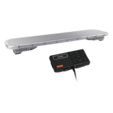 Barra de luces LED / 46 pulgadas (3.83 pies) / 132 LEDs 3W / Rojo-Azul / Sirena y bocina integradas / -40°C a 70°C