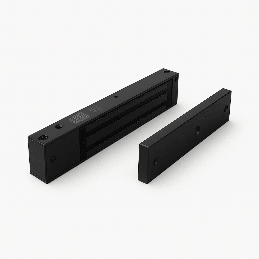 Chapa magnética 600 lbs con LED Ultra-brillante Color negro Libre de Magnetismo Residual TH-300-N - SILYMX