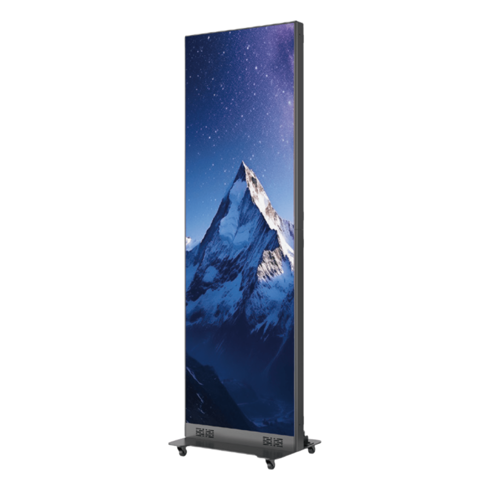 Pantalla LED Plegable / Pixel Pitch 1.86 mm / Flip-Chip COB / 600 Nits / Refresco 3840 Hz / Contraste 10000:1 / Empalme 6 Unidades Full HD