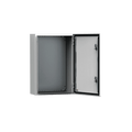 Gabinete de Uso Exterior MAS 600 x 600 x 210 mm NEMA 4/12/13; IP66; IK10 de Acero Dulce 1.5 mm con Platina de Montaje Incluida Color Gris Claro