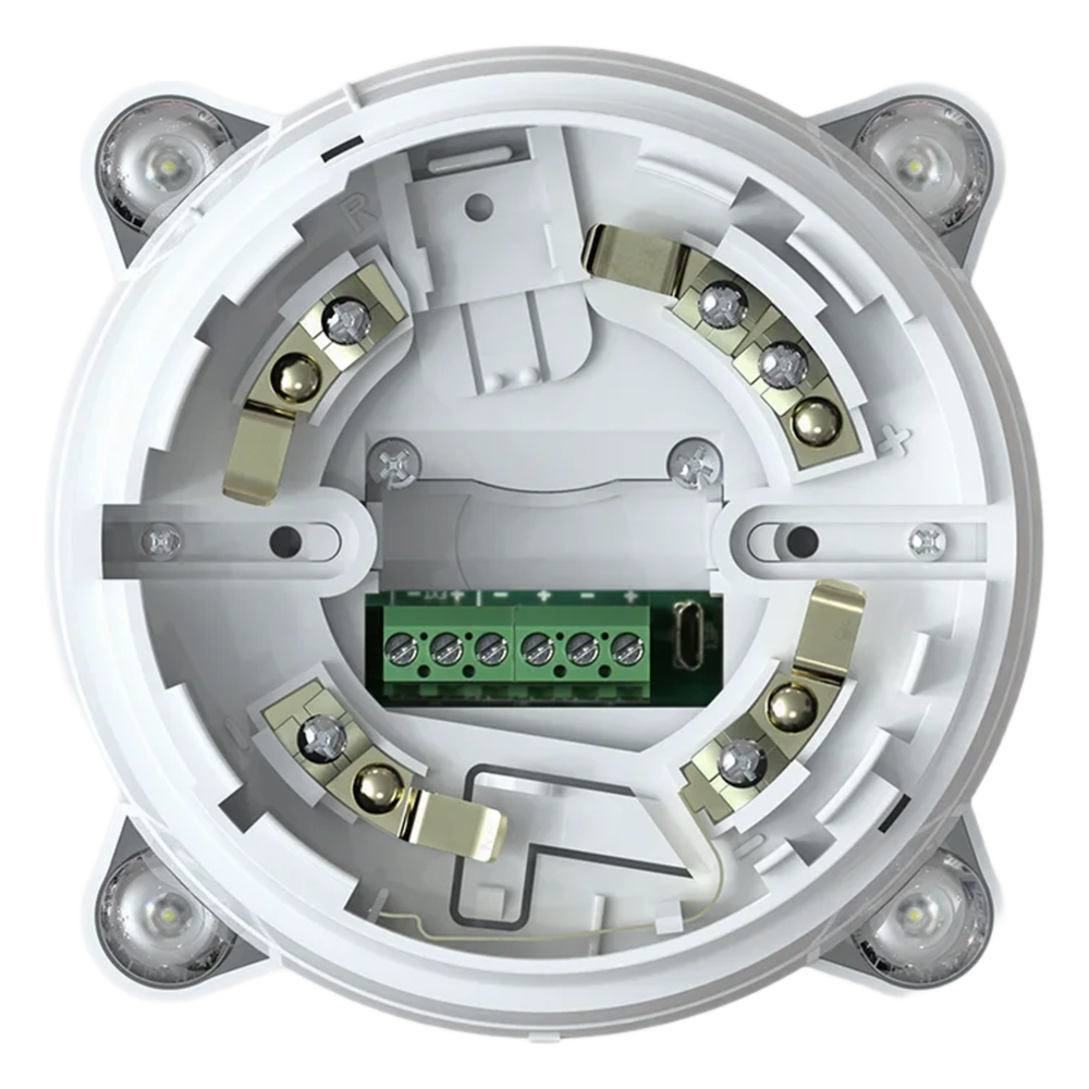 Base Direccionable con Indicador Óptico-Acústico / 98 dB / 14 a 104 Tonos / IP21 / EN 54-17
