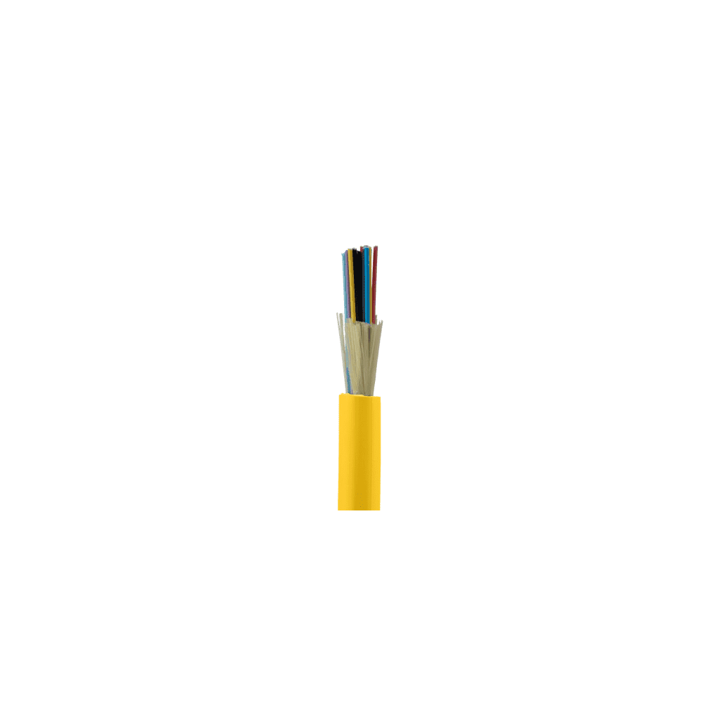 Cables Fibra OpticaPANDUITFSDR924YCable Fibra Optica ISP 24 Hilos Monomodo OS2 9/125 Tight Buffer 900um Dielectrica OFNR Riser Panduit FSDR924Y - SILYMX
