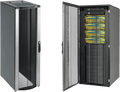 Gabinete Rack 42U 2000x800x1200mm Capacidad 1134kg Acero Negro Organizadores Incluidos HOFFMAN PNC20812B