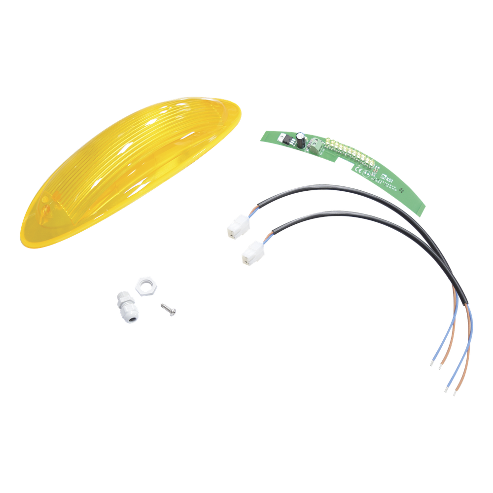 Lámpara LED Intermitente / Difusor de Alta Eficiencia / Montaje en Cúpula / Alcance 10 m (32.8 ft) / Bajo Consumo Energético / Industrial