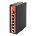 Switch Industrial PoE 4 Puertos Gigabit PoE++ 60W SFP Capa 2 Riel DIN WI-TEK WI-PMS305GF-I