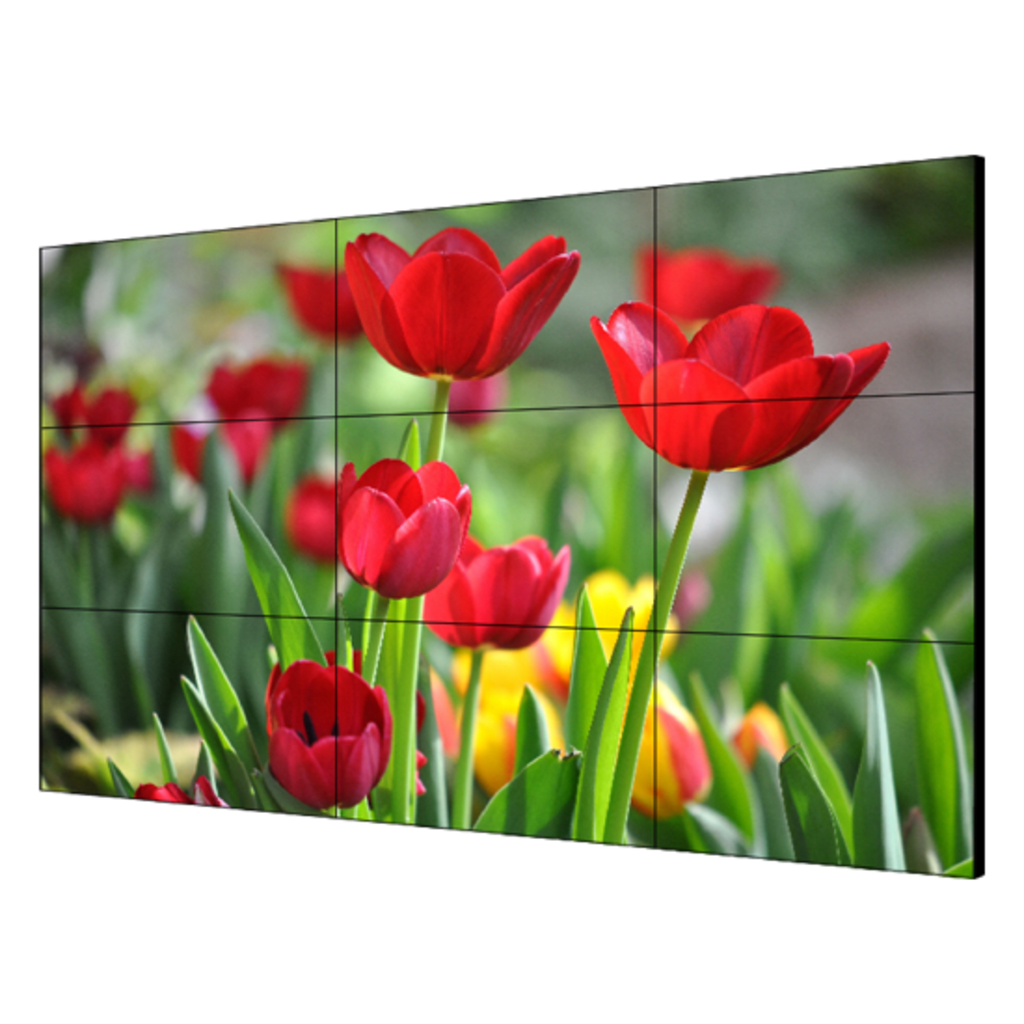 Pantalla Videowall 55" Hikvision DS-D2055UL-0A (Bisel Ultradelgado, Daisy Chain, 24/7)