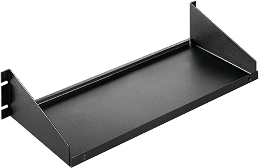 Accesorios para Racks y GabinetesHOFFMANESH1915Charola para Rack 19" / Carga Sólida 75 lb (34 kg) / 2U / Acero Suave / Negro RAL 9005 / Montaje Unilateral / 482x381x95 mm - SILYMX