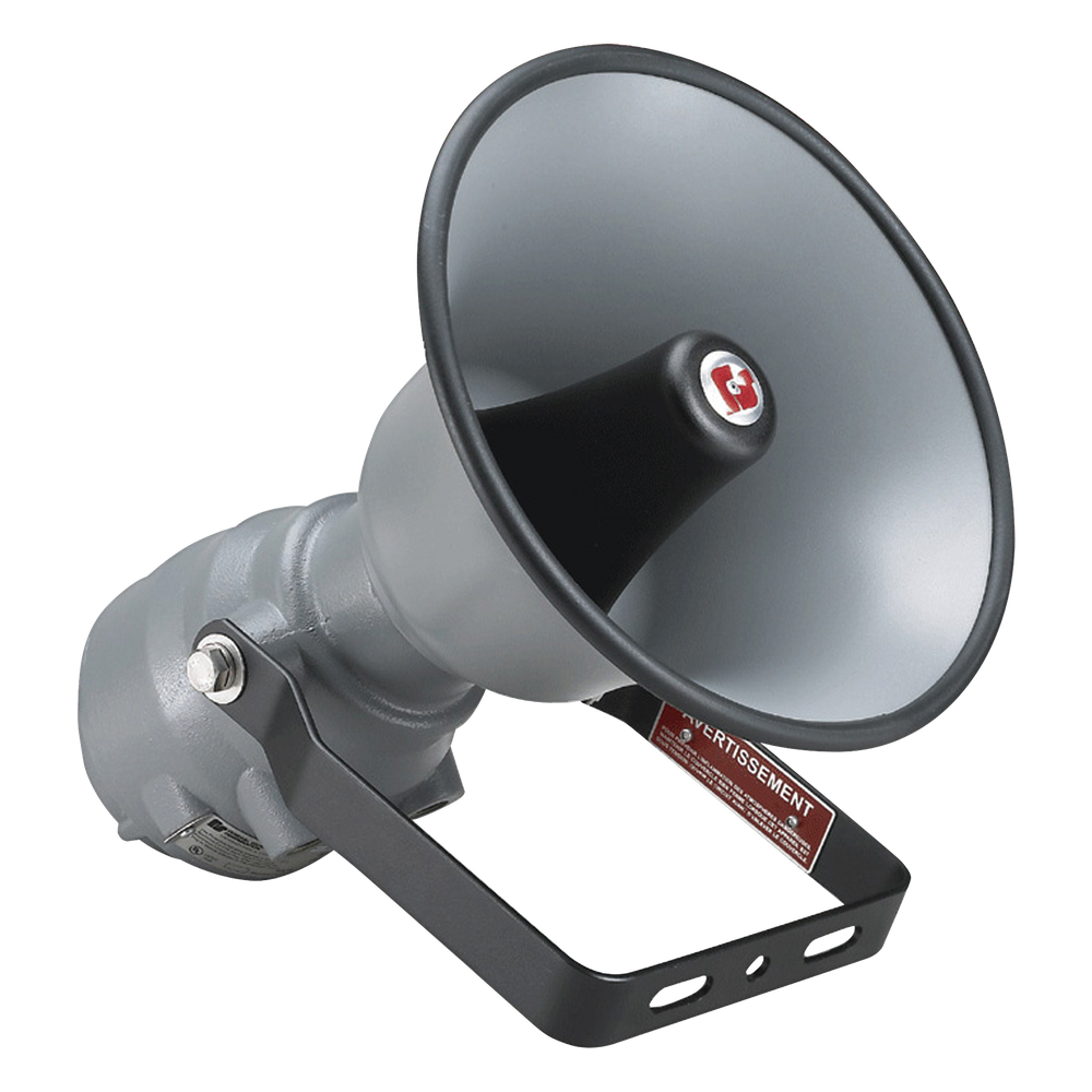 Altavoz amplificado 300X SelecTone® de 15 W a prueba de explosiones. 120 VCA Color Gris