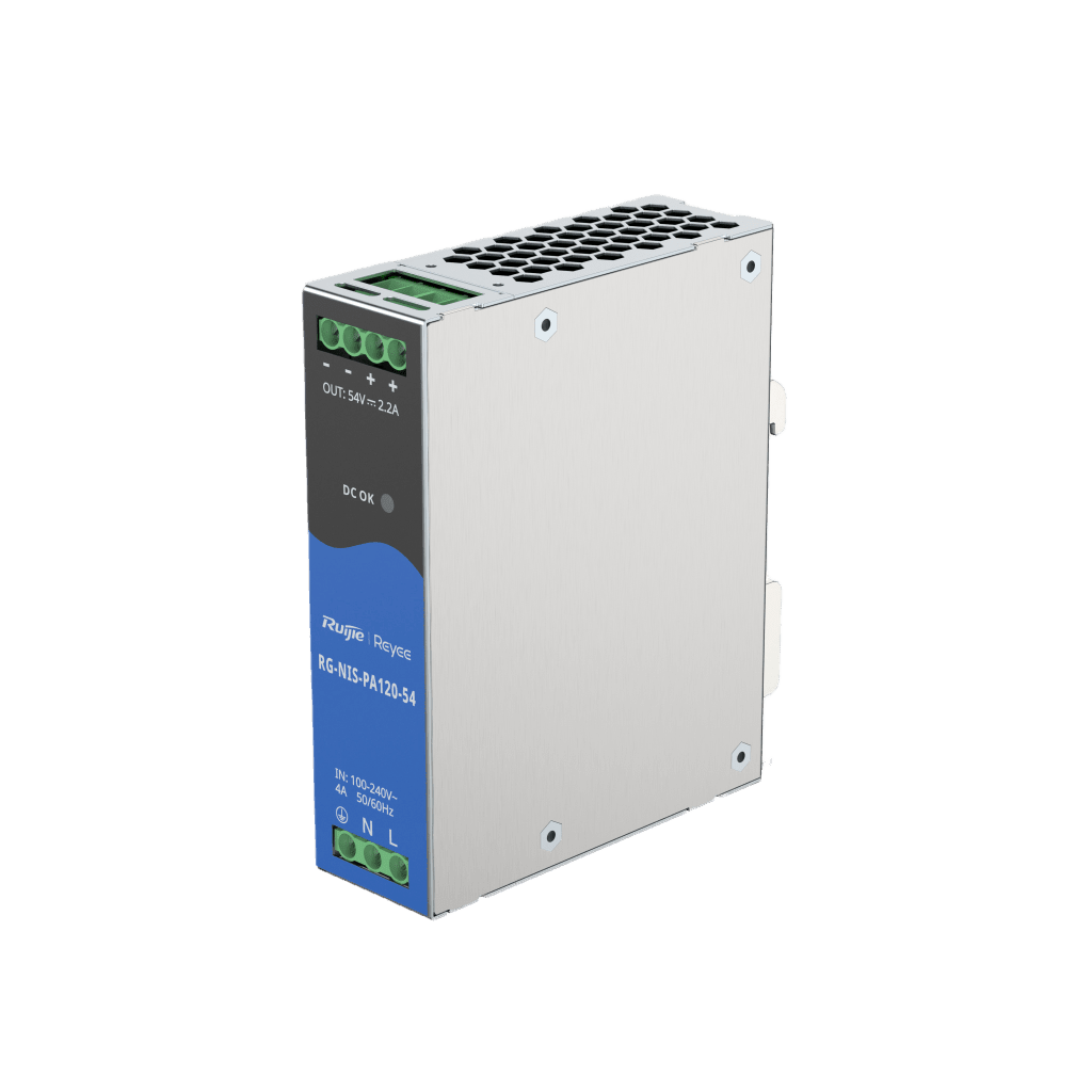 Switches PoERUIJIERG-NIS-PA120-54Fuente de Alimentación AC/DC 120W 54VDC DIN - RAIL Switch Industrial Ruijie RG - NIS - PA120 - 54 - SILYMX