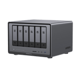 Servidor NASUGREEN25898BNAS UGREEN NASync DXP6800 Pro Intel Core i5 - 1215U 10 Núcleos 6 Bahías SATA + 2 M.2 NVMe 2 Puertos Thunderbolt 4 2 Puertos 10GbE 8K HDMI PCIe 4.0 x4 DDR5 Hasta 64GB Multiplataforma 25898B - SILYMX