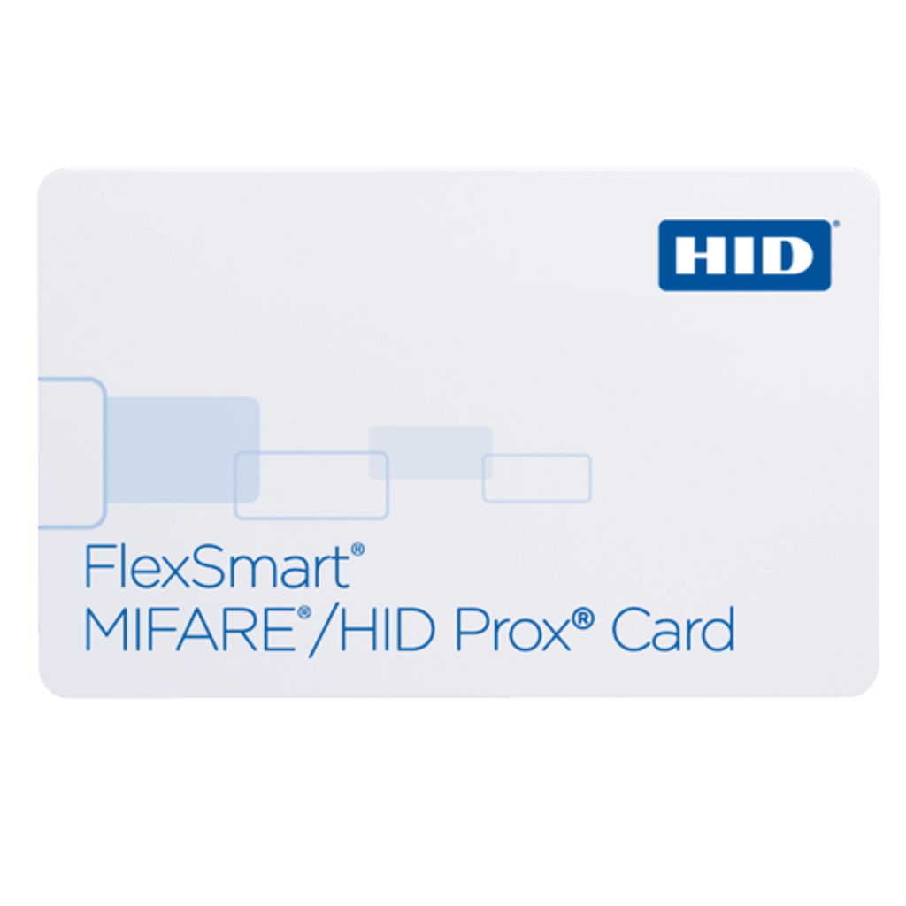 Tarjeta Dual / MIFARE Classic 13.56 MHz / HID Prox 125 kHz / Memoria 1K o 4K / Lectura hasta 11.4 cm (4.5 ft) / PVC Estándar