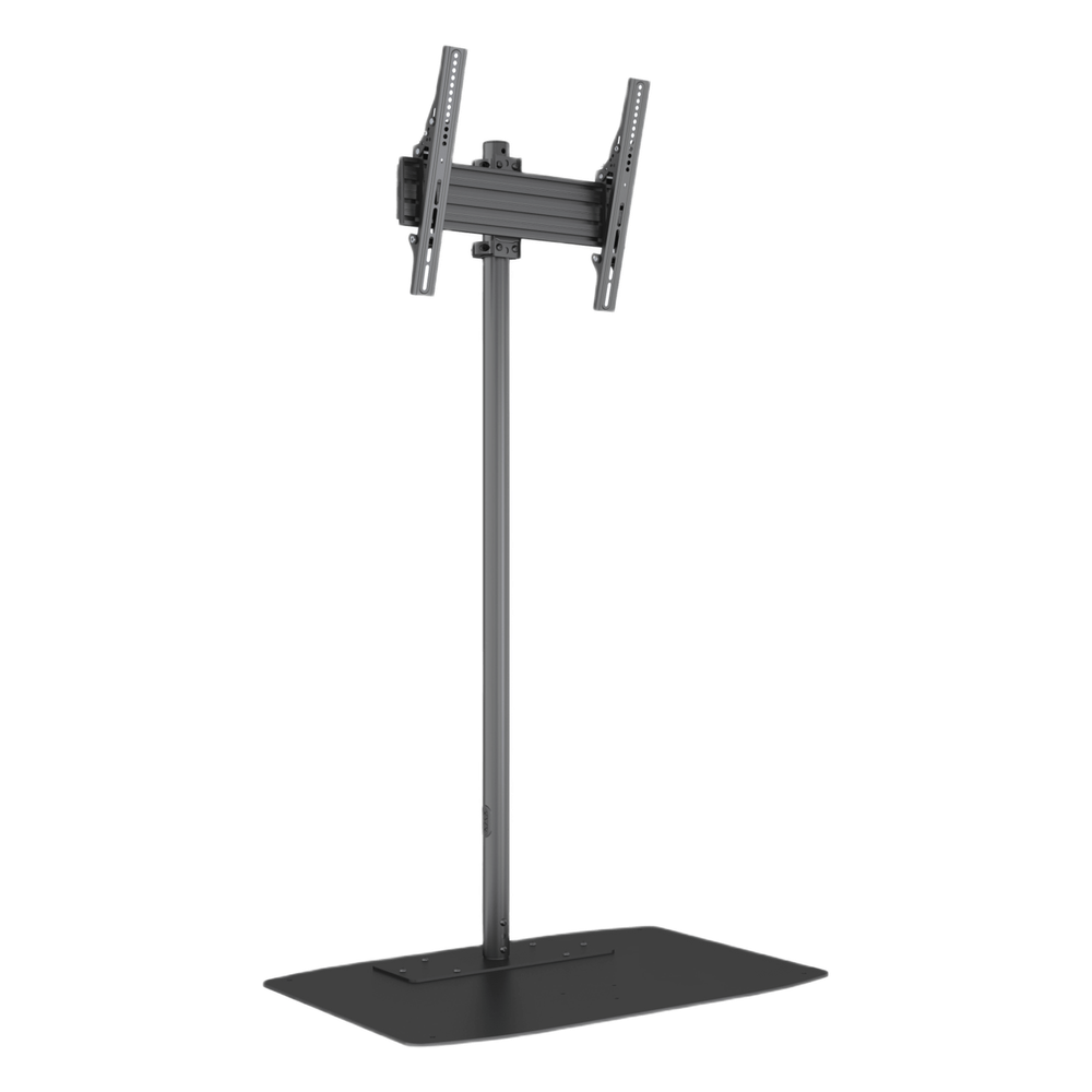 Soporte de Piso para Pantalla / Orientación Vertical y Horizontal / 32" a 75" / VESA 600 x 400 / Carga 50 kg (110 lbs) / Altura Ajustable 1.5 m (4.9 ft)