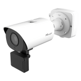 Cámara LPR 4MP / Sensor CMOS 1/1.8" / Zoom Óptico 4X 8-32mm / IR 50 mts (164 ft) / ANPR hasta 40 mts / Cobertura 2 carriles / IP67 IK10 / PoE+ / H.265