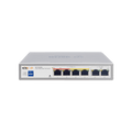 Switch PoE Administrable Cloud 4 Puertos 10/100 Mbps 2 Uplink 60W 250m WI-TEK WI-PCES206