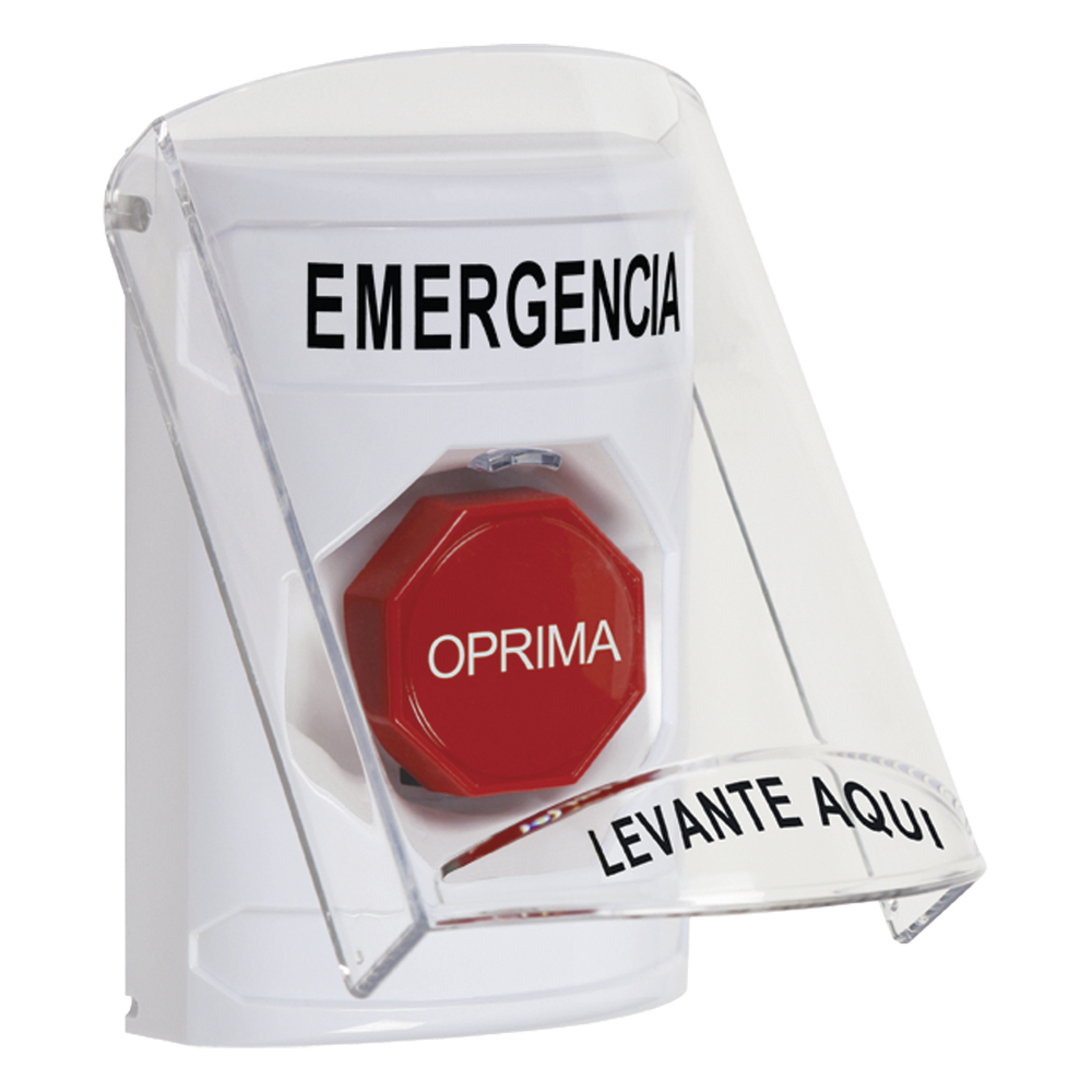 Botón Multipropósito / Emergencia / Reset con Llave / 2 Relevadores Forma C / Alarma 85 dB / Interior