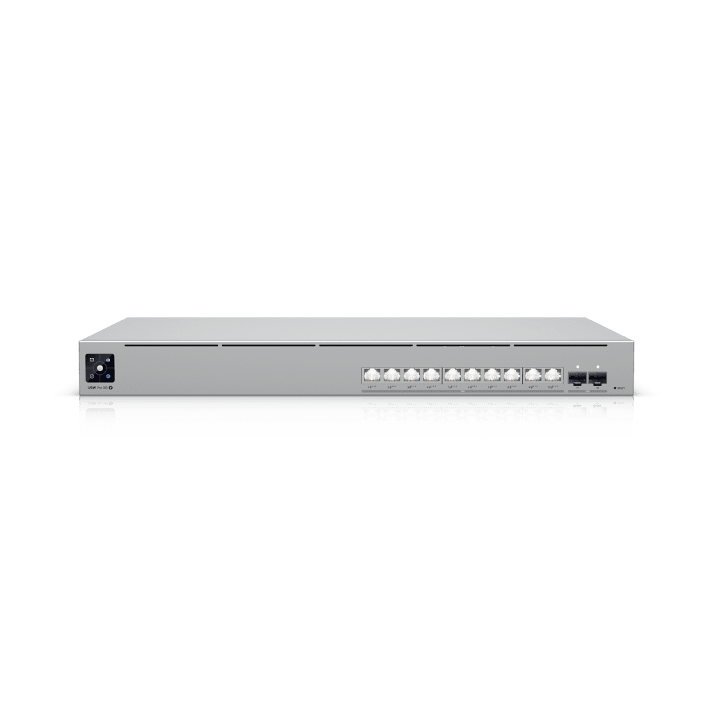 Switches PoEUBIQUITIUSW-PRO-XG-10-POESwitch Administrable Capa 3 10 Puertos 10GbE PoE+++ 400W Etherlighting 2 SFP+ Ubiquiti USW - PRO - XG - 10 - POE - SILYMX