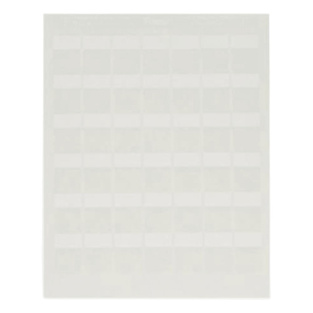 Etiquetas Auto-Laminadas / 5000 Unidades / Láser/Inyección / 3-7.1 mm (0.12-0.28 in) / 12-10 AWG / Poliéster Blanco