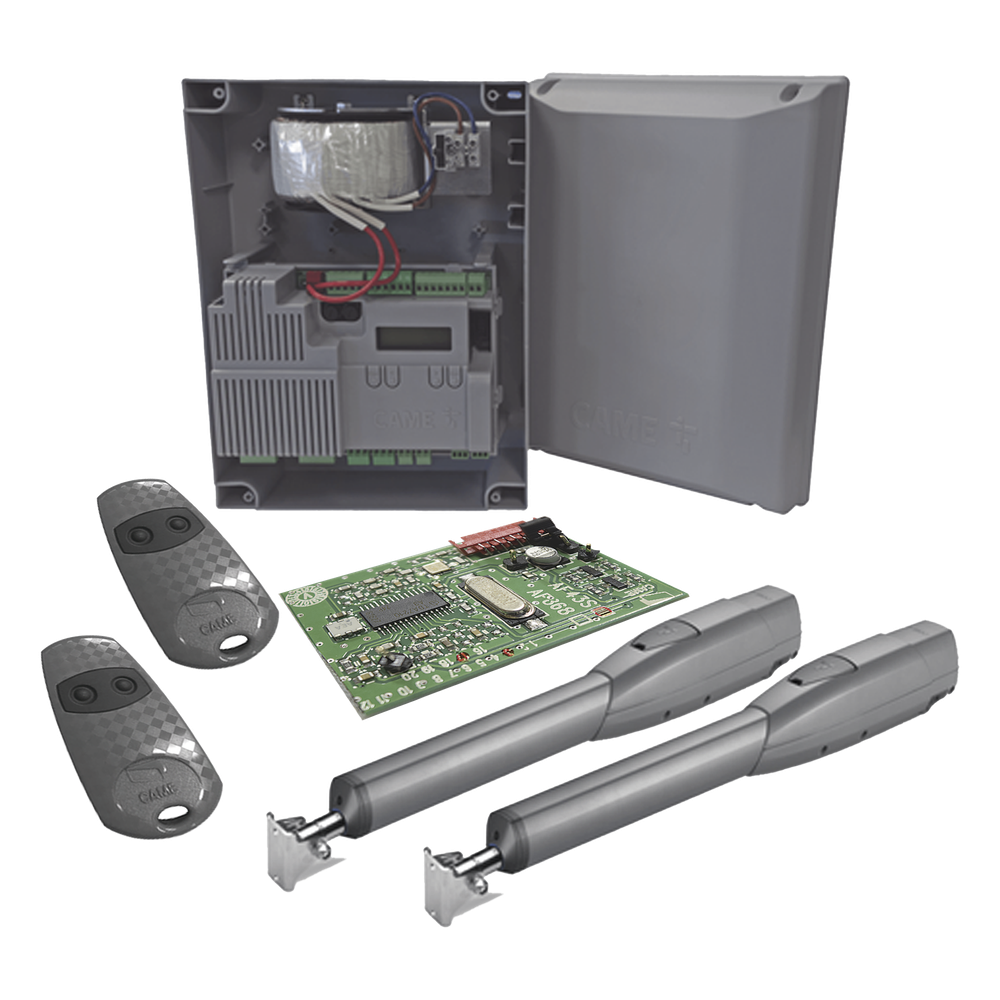 Kit de Operadores para Puertas Abatibles / 5 m (16.4 ft) / 400 kg / 24 VCC / IP54 / Uso Intensivo