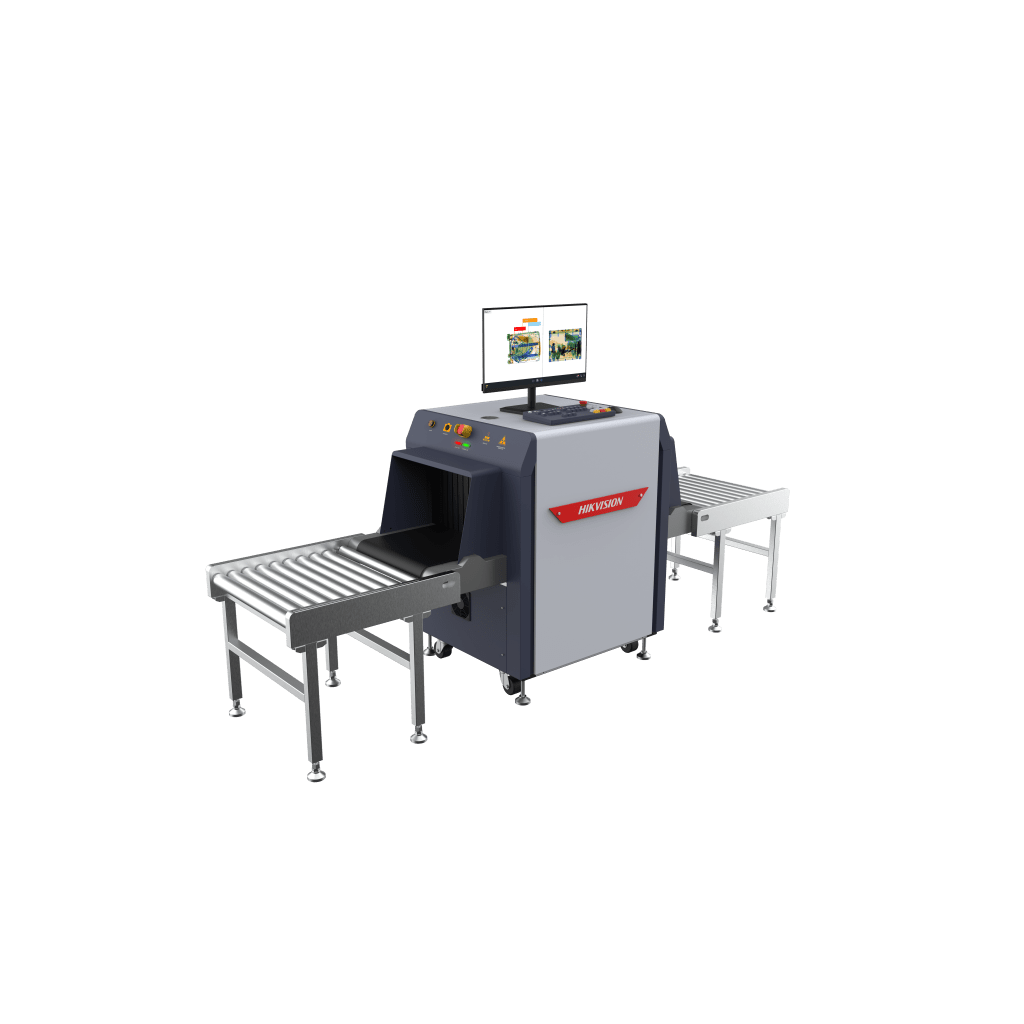 Máquina de Inspección por Rayos X / Túnel 500 x 300 mm / Carga 150 kg / IA Deep Learning / 2 Cámaras 2 Megapixel / Monitor 23.8' Full HD / Doble Cortina de Radiación