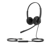 Auriculares Diadema Alámbrica Profesional para Teléfonos IP y Computadoras Yealink UH34 Dual UC USB