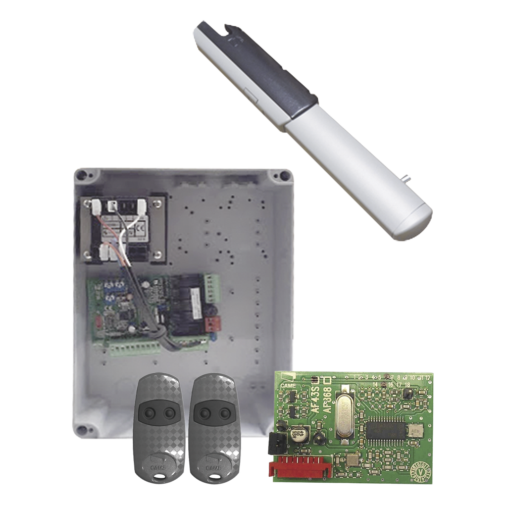Kit de Operadores para Portones Vehiculares Abatibles de 2 Hojas / 3 m (9.8 ft) / 400 kg (880 lb) / Uso Residencial
