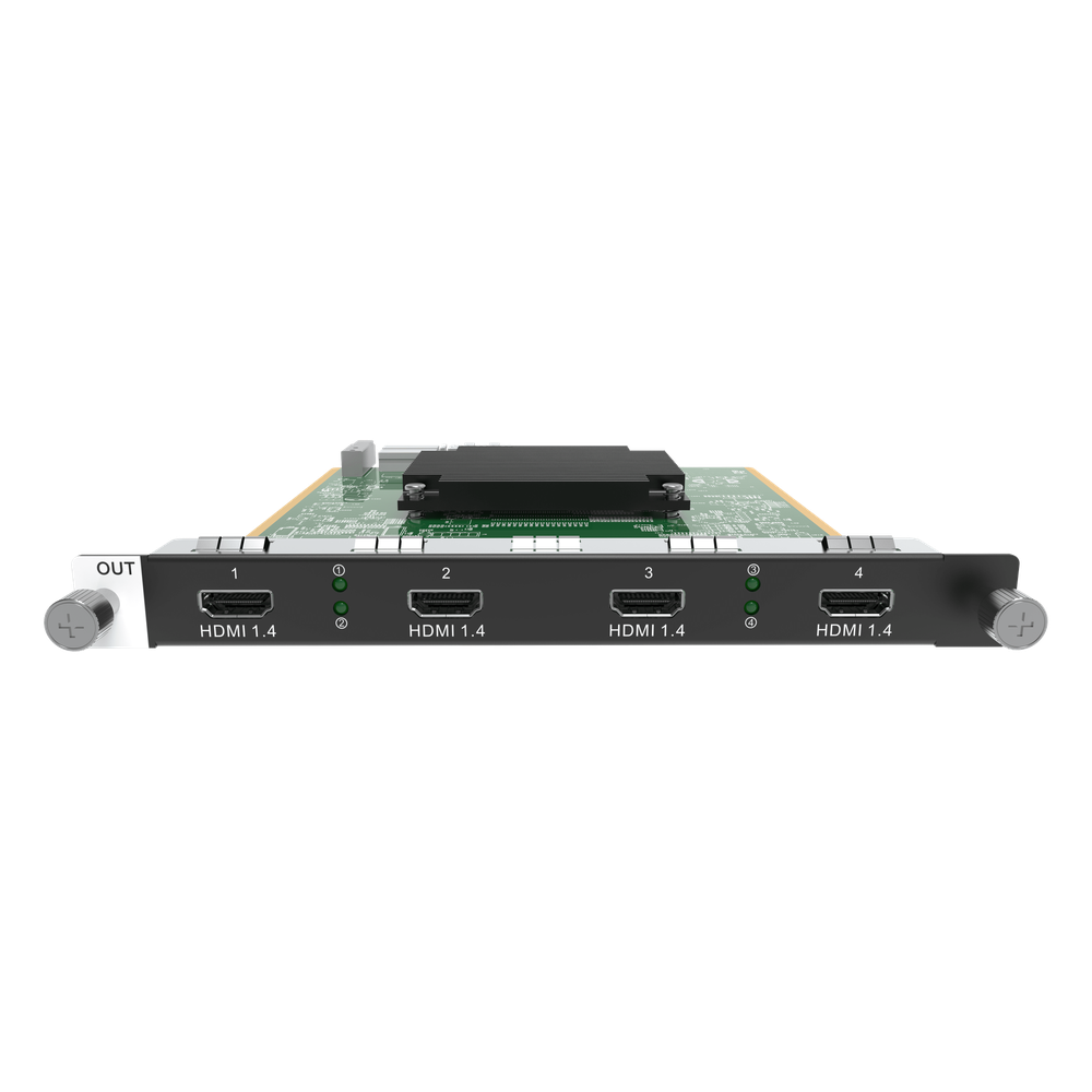 Tarjeta de Salida HDMI / 4 Puertos / HDMI 1.3 y 1.4 / 4K@60Hz / Single Link / Serie H