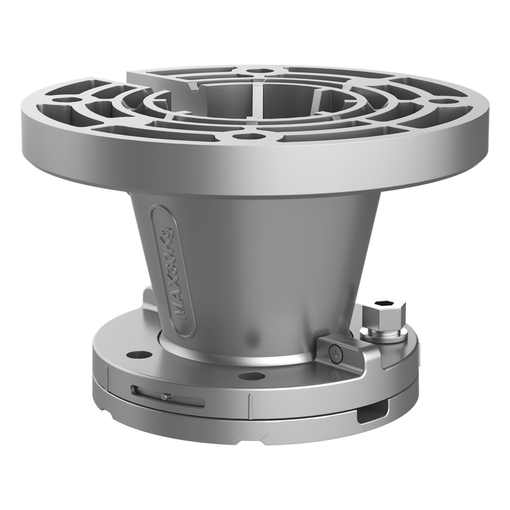 Montaje de Techo Tipo Tubo / 10 cm de Largo / 3.94 in / Aluminio / 121.2 x 98 mm / 1.21 kg